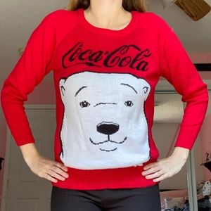 COCA COLA BEAR SWEATER 🐻❤️🥤
